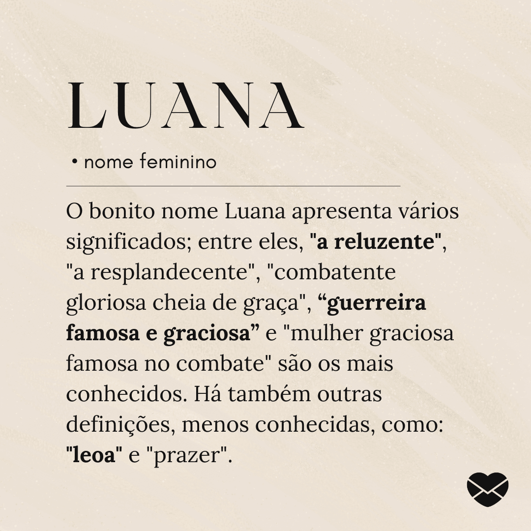 origem do nome luana