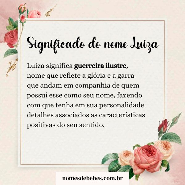 origem do nome luiza