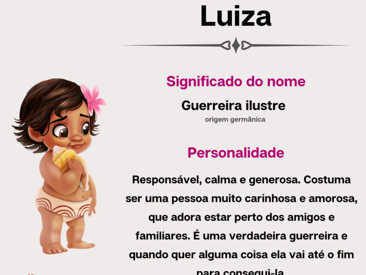 luiza nome feminino