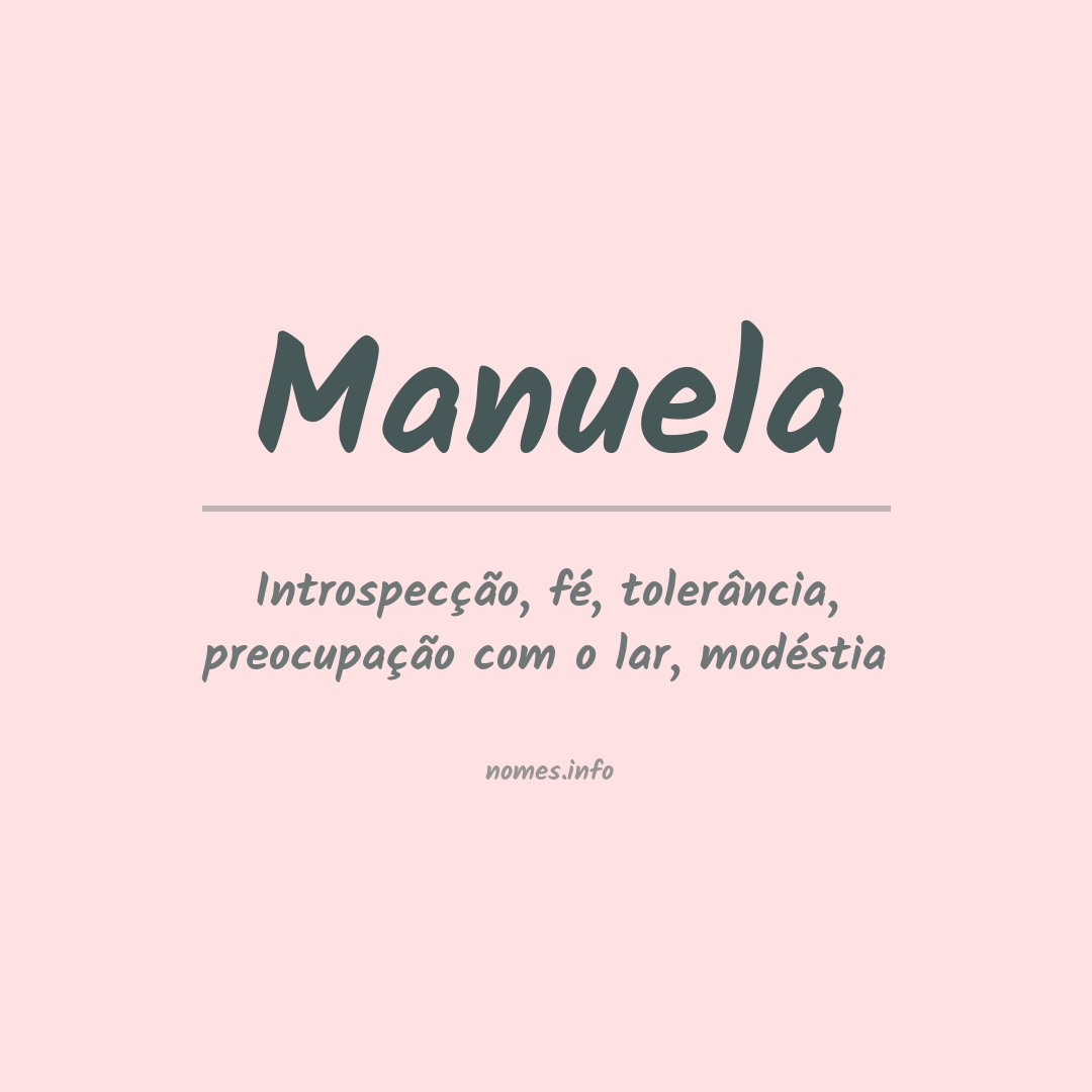 qual o significado de Manuela