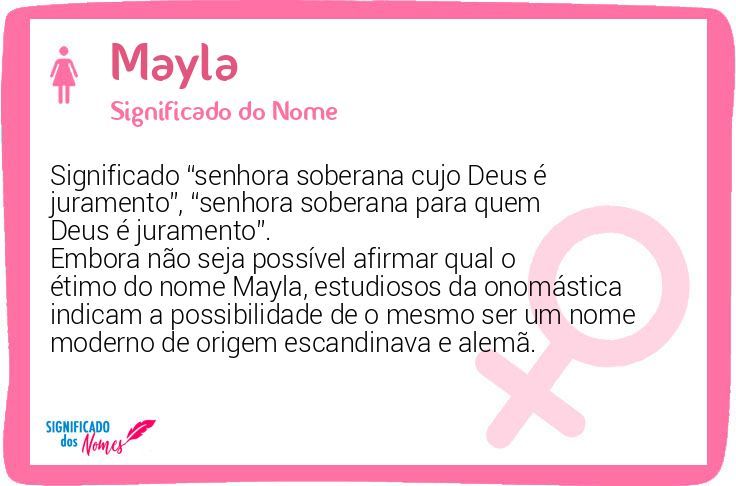 mayla nome composto