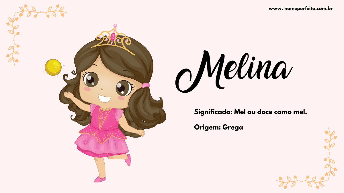 significado do nome melina hebraico