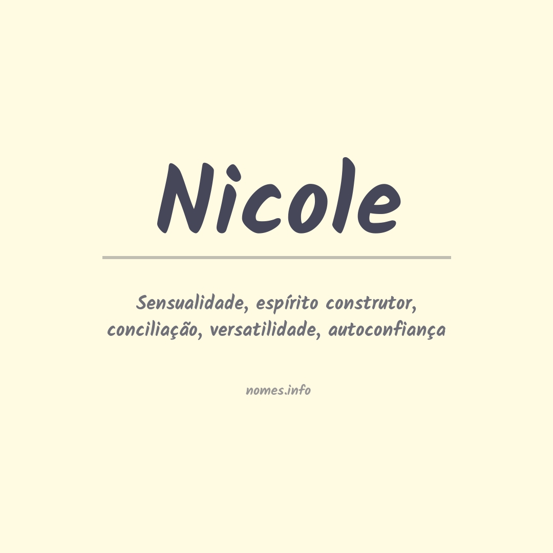 apelidos para nicole