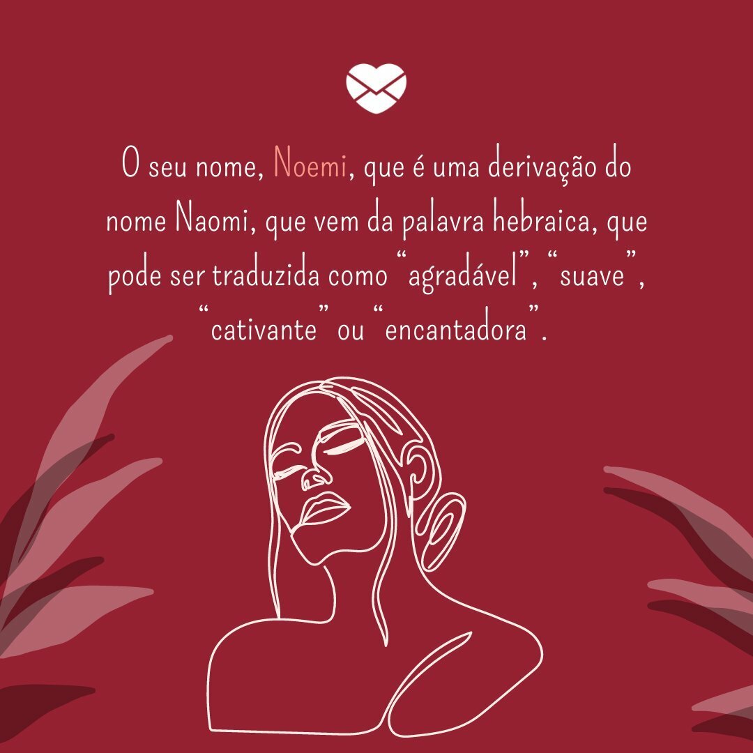 origem do nome Noemi