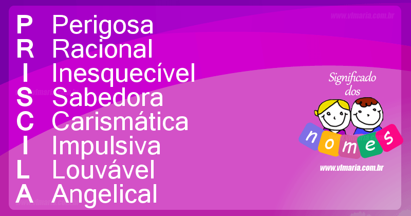 priscila nome feminino