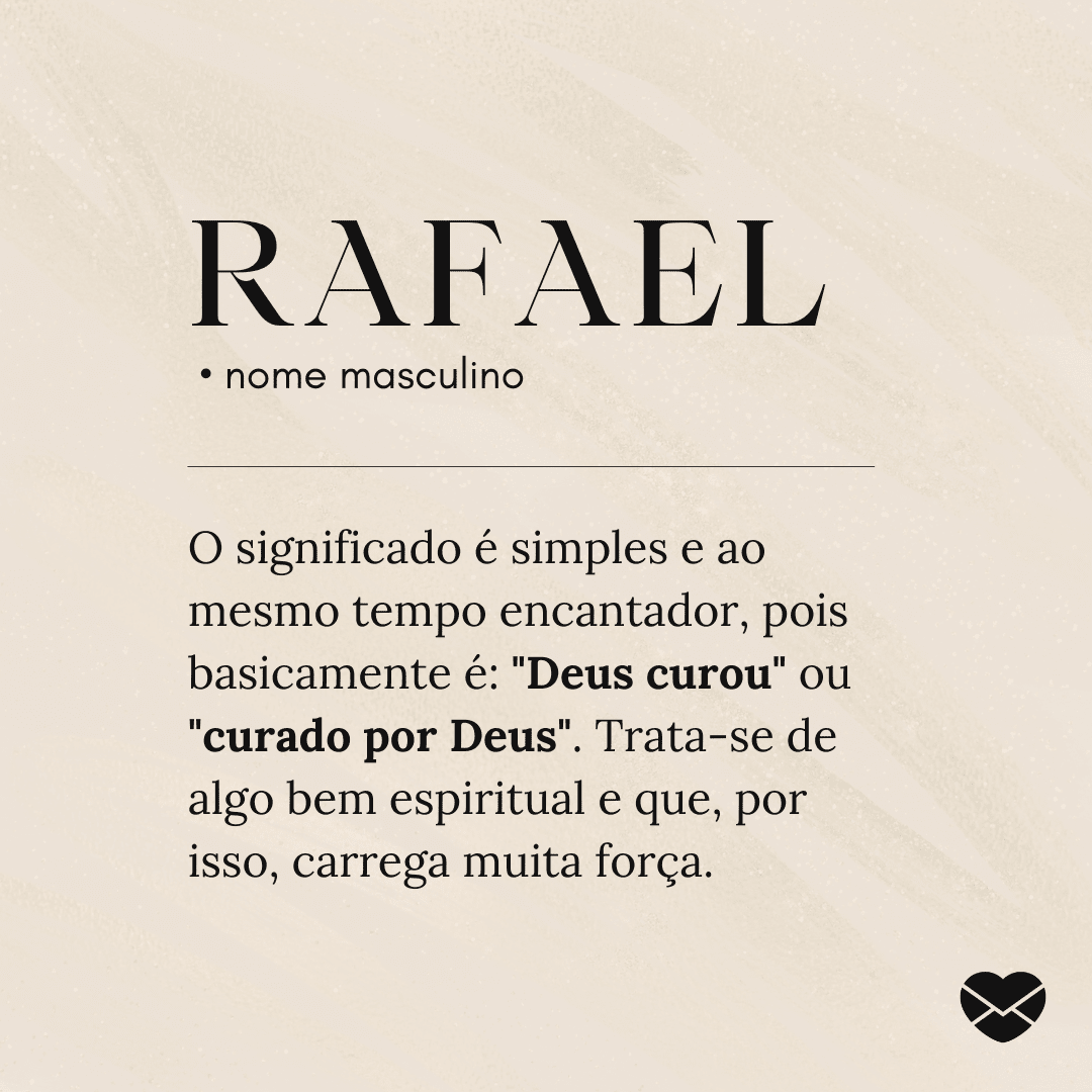 Rafael nome de anjo