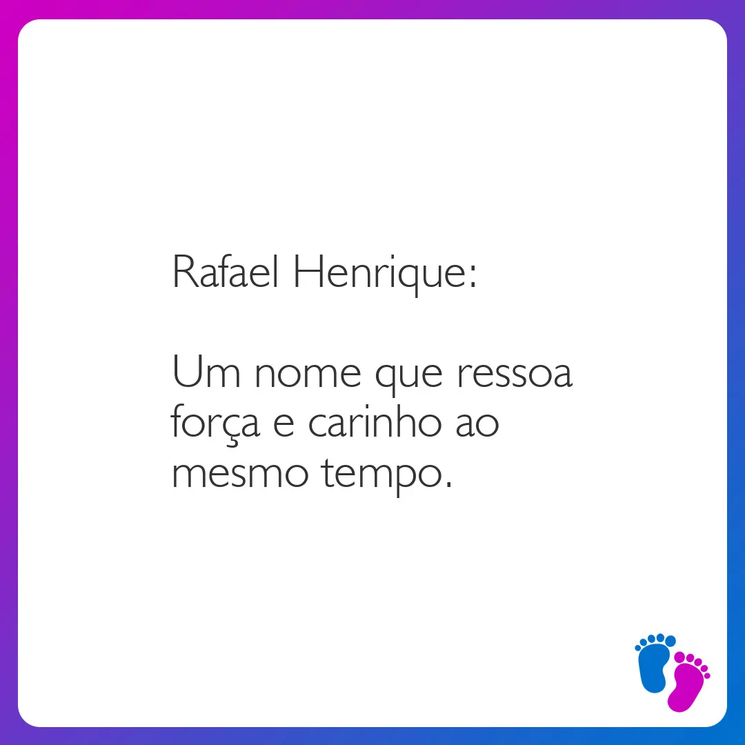popularidade nome Rafael Brasil