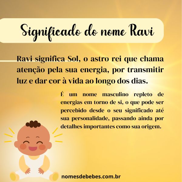 Ravi significado sol