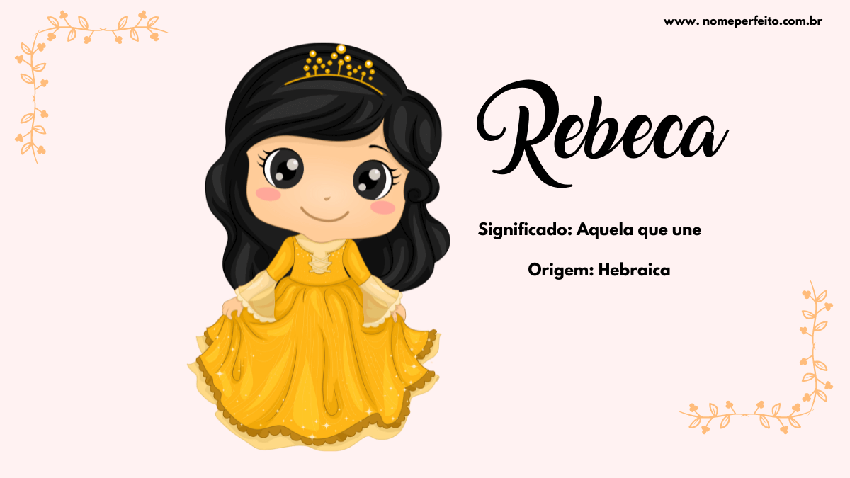 significado do nome rebeca e sua origem