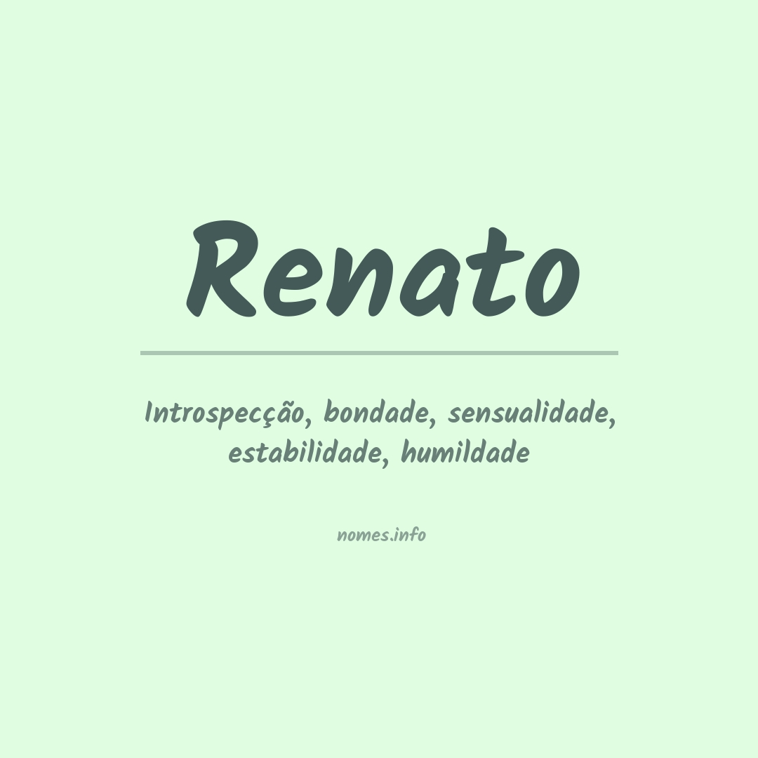 renato nome masculino