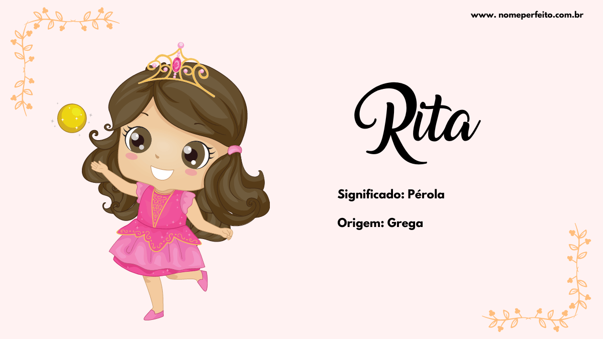 significado do nome Rita e sua origem