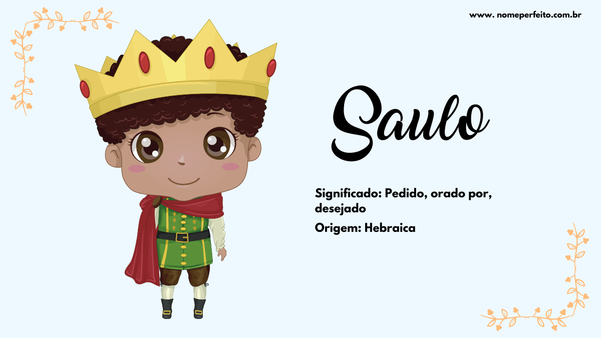 origem do nome Saulo