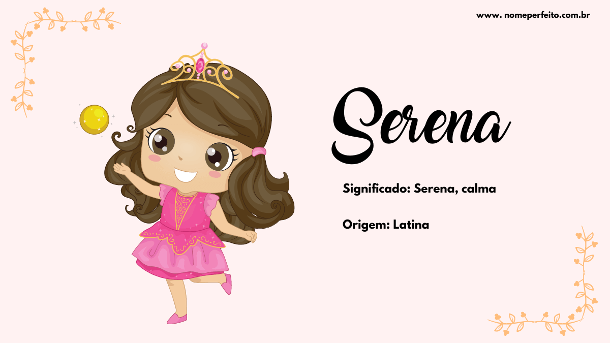 origem do nome Serena