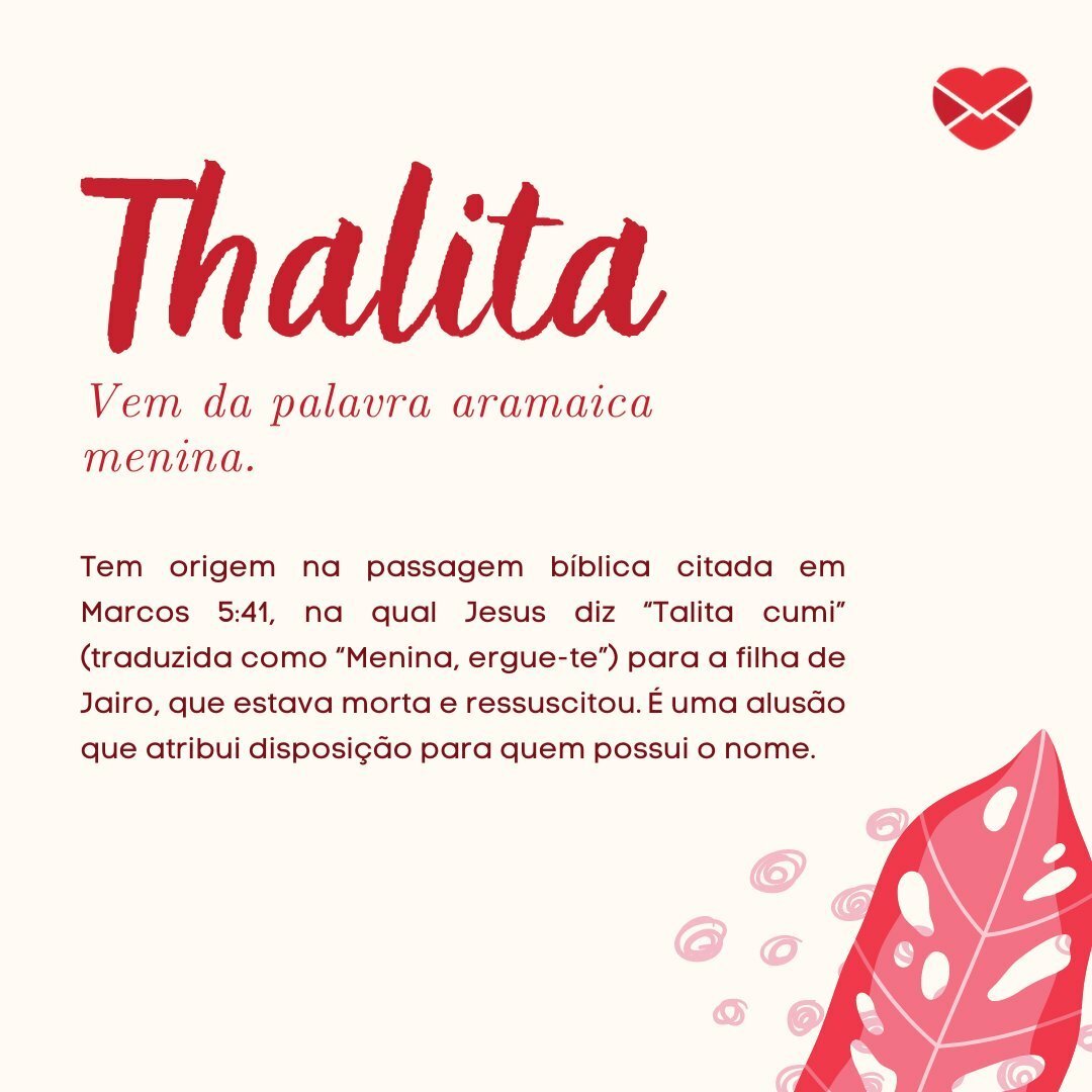significado nome talita