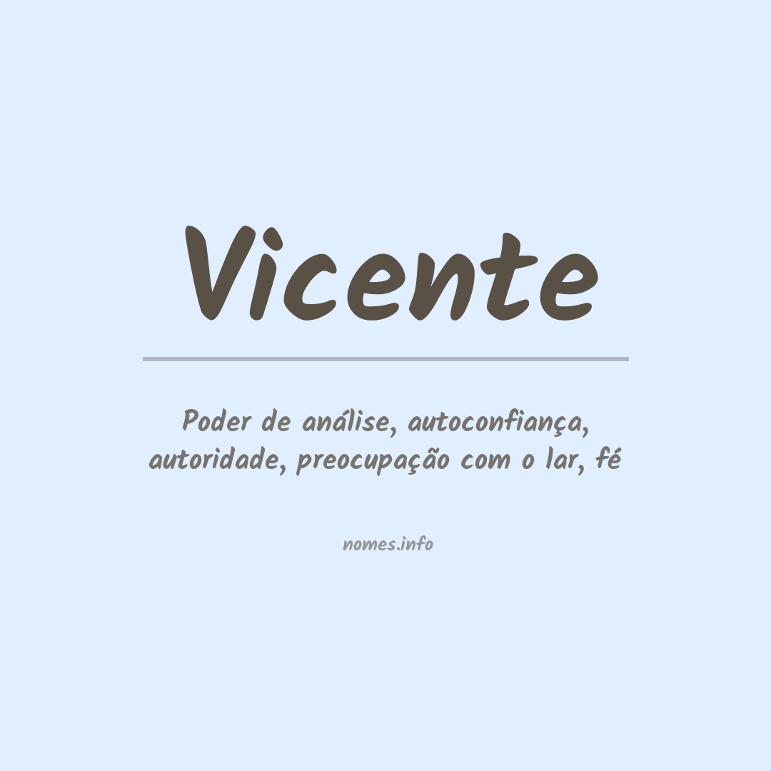 vicente nome