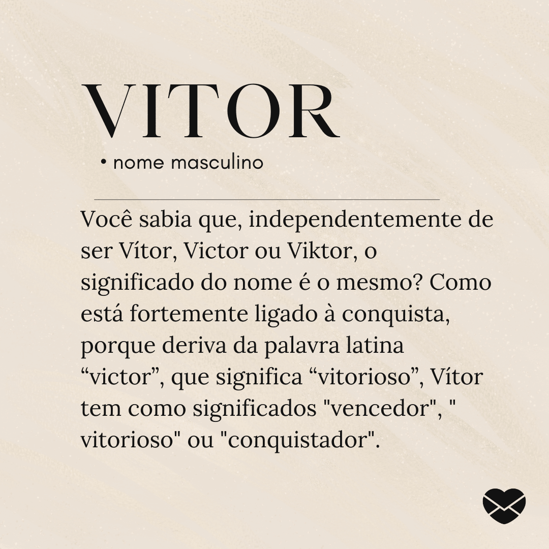 origem do nome victor