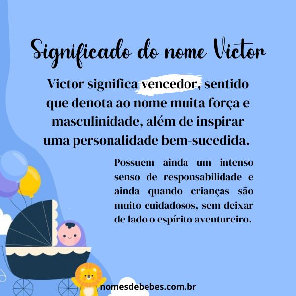 nomes compostos com victor