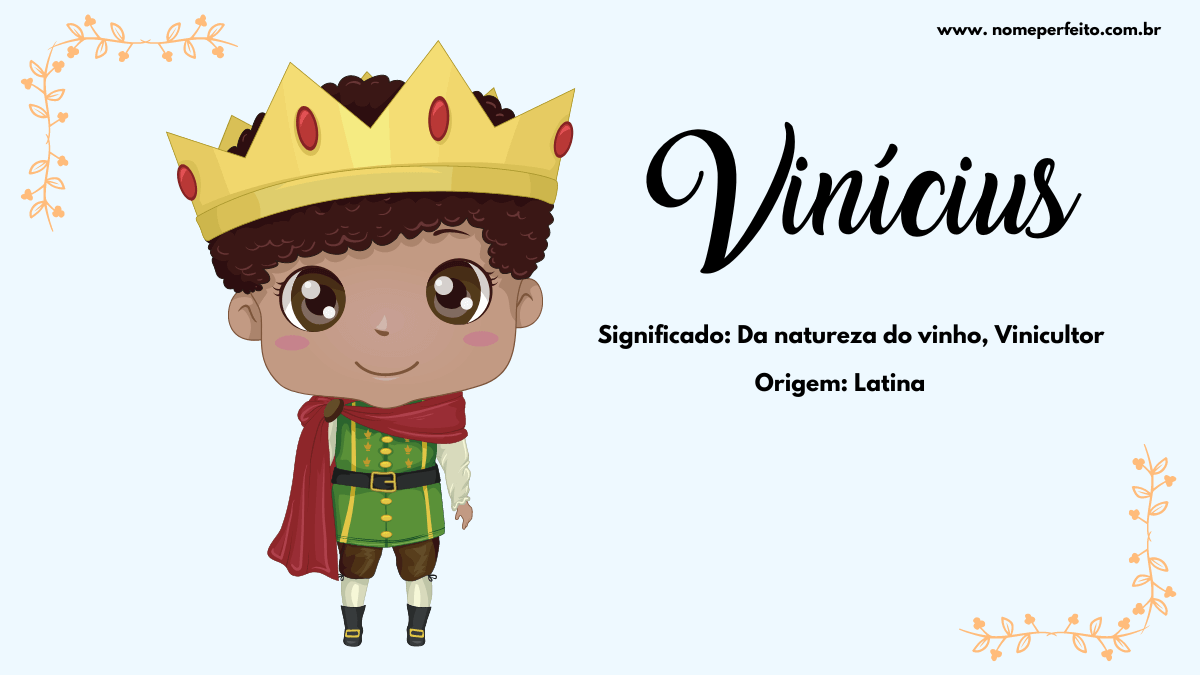 origem do nome Vinícius