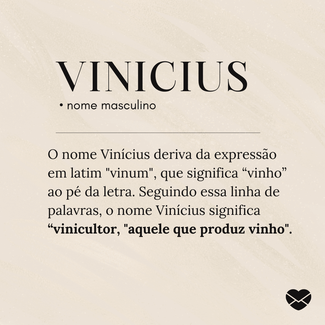 significado de Vinícius