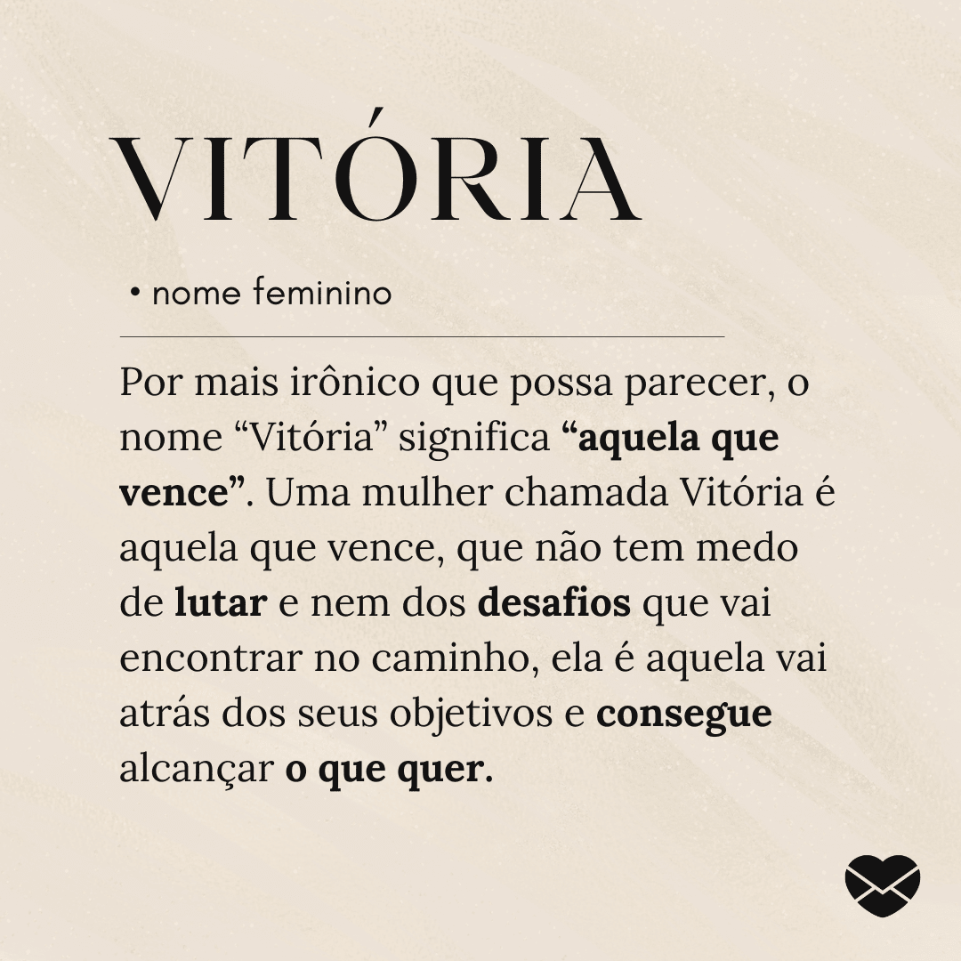 significado de vitoria