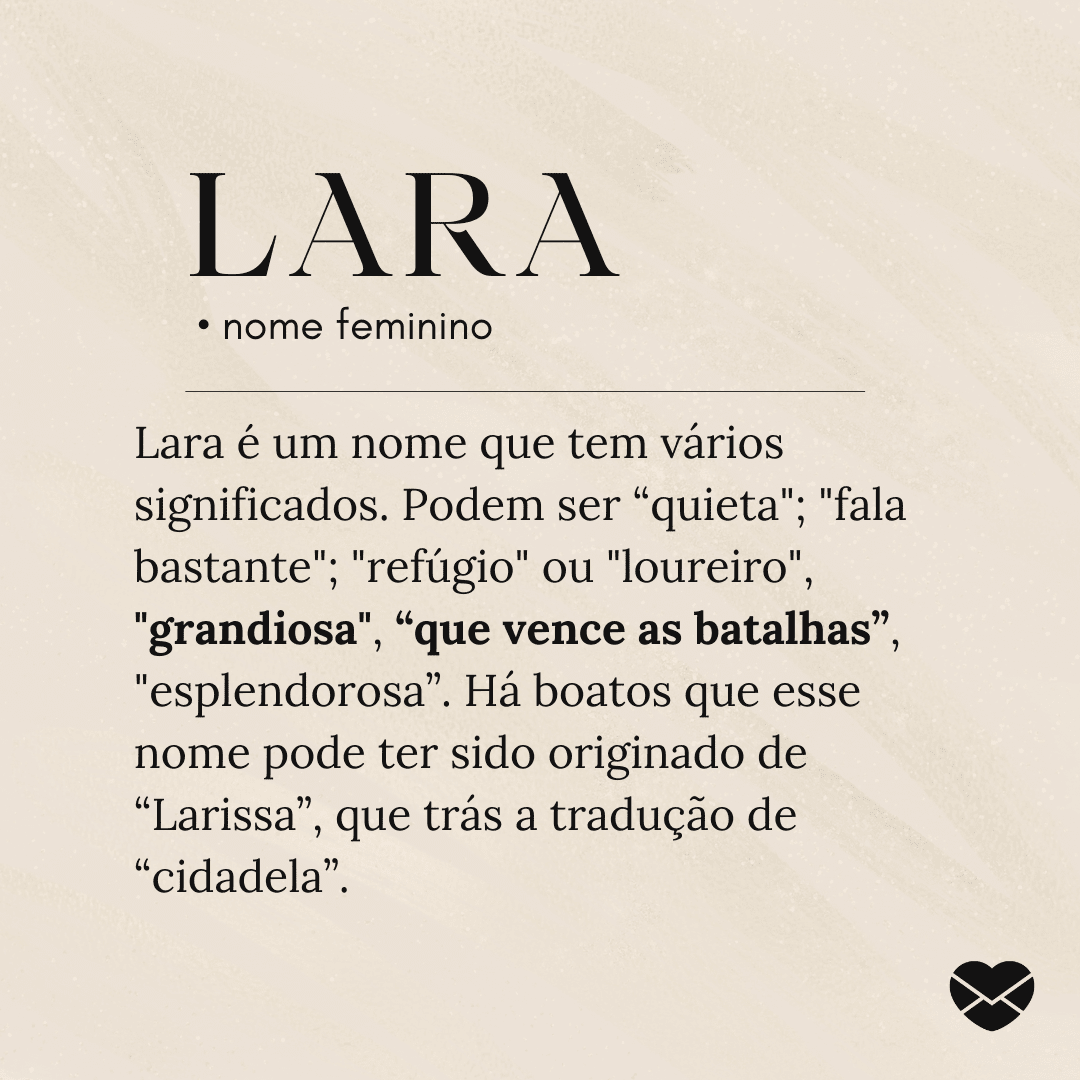 significado de Lara