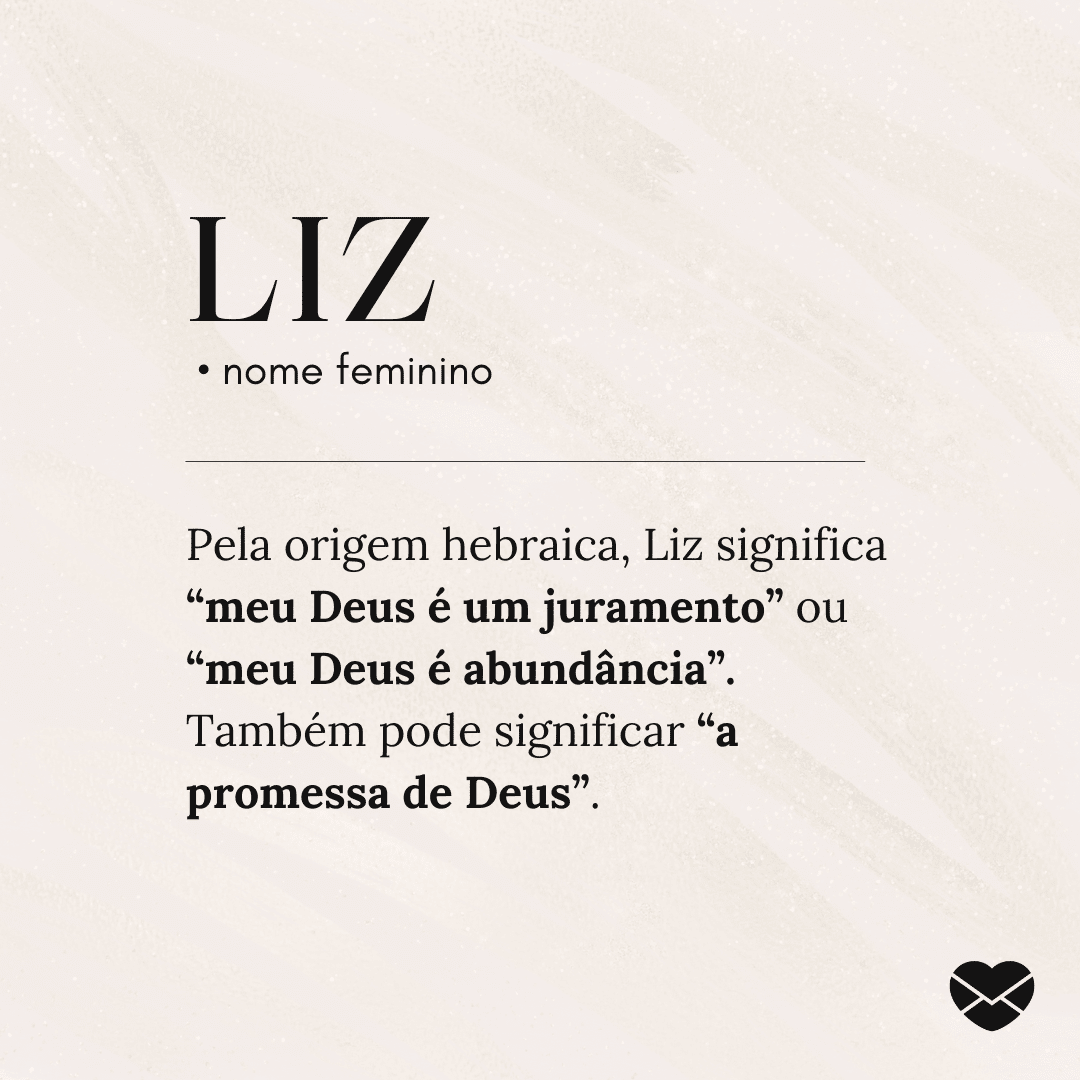 origem do nome liz